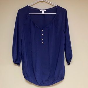 Navy blouse